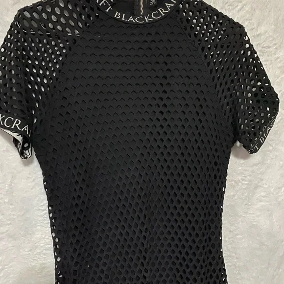 Black Craft Cult LG Black Mesh short dress - Picture 5 of 5